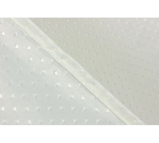 Шторка в ванную комнату Dasch 180x200 Жаккард звезды айвори 7129