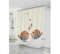 Штора для ванной комнаты Dasch 180x200 La Vita DIGITAL Птички 10769