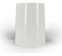 Стакан Ladina Pitta цвет белый/черный пластик 500500-3