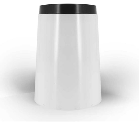 Стакан для зубных щеток Ladina Pirra цвет белый/черный пластик 500500-2 1
