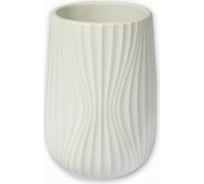 Стакан для зубной пасты и щёток PRIMANOVA SOUL (белый) керамика DR-77002