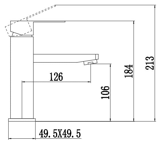 Смеситель для умывальника Fmark FS8101