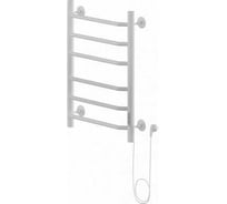 Электрический кабельный полотенцесушитель Ника way-3 60/40 ral9016, белый матовый, правый тэн WAY-3 60/40 бел прав