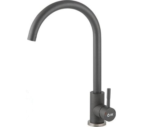 Смеситель для кухни AV Engineering SUS 304 AVZAR4-A304GR D35 серый AVZAR4-A304GR-734