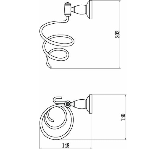 Держатель для фена Savol S-006633C