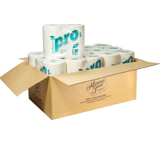 Туалетная бумага Protissue 2-сл 4 рул/уп 9 pro-l белая Г-С161н 1