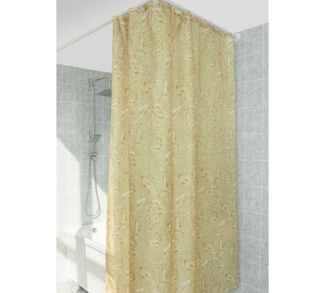 Штора для ванной PRIMANOVA MIRACLE с утяжелителем, 180x200, PLE DR-60045