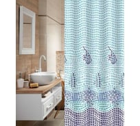 Штора для ванной PRIMANOVA AQUA с утяжелителем, 180x200 см, PLE DR-60046