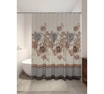 Штора для ванной PRIMANOVA BLOSSOM с утяжелителем, 180x200 см, PLE DR-60050