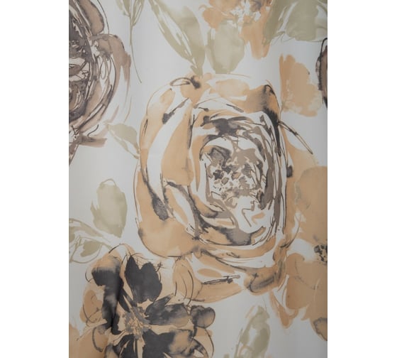 Штора для ванной PRIMANOVA BLOSSOM с утяжелителем, 180x200 см, PLE DR-60050