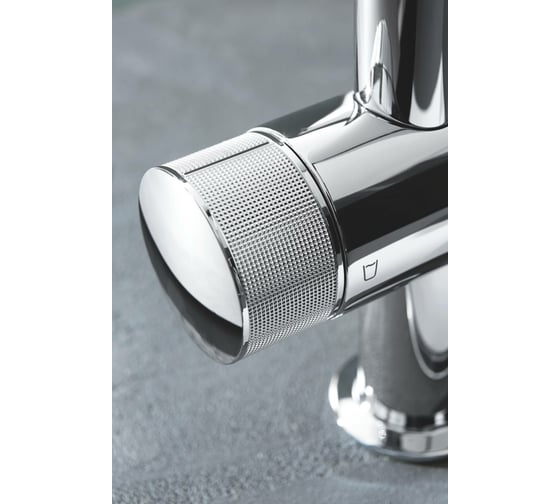 Набор: смеситель для кухни с функцией фильтрации Grohe Blue Pure Baucurve 30385000 фильтр 3000 л, головка д/фильтра и таймер замены фильтра  00078543