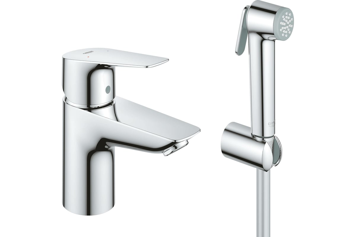 Набор: смеситель для раковины и гигиенический душ с настенным ...