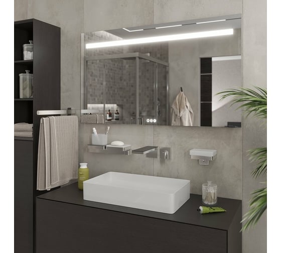 Дозатор для жидкого мыла с полочкой Axor Universal Accessories 150 мм для настенного монтаж 42819000 00025320