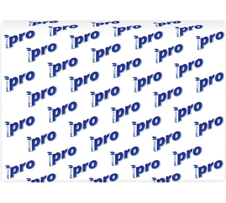 Бумажное полотенце Protissue листовое 2-сл 190 лист/уп 210x230 мм z-сложения белое Г-С196