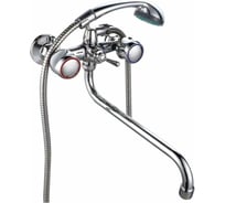 Смеситель для ванны Rainsberg круглый поворотный излив 350 мм хром R64123F