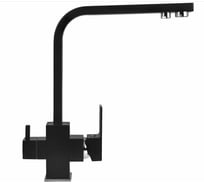 Смеситель для кухни WISENT 4371-3-25 с подводкой питьевой воды (оникс) W4371-3-25