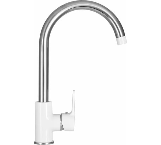 Кухонный смеситель WISENT (белый/хром) WG4003W