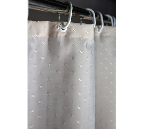 Штора Bath Plus 180x200 moonbeam SK-11