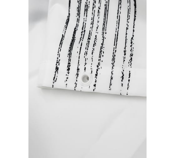 Комплект Bath Plus штора 180x200 д/в и кольца cat2 (white) akch-21325