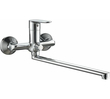 Смеситель для ванны OUTE с длинным изливом 35 см, хром, материал латунь T21023