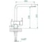Смеситель для кухни ALVEUS AQUILA G55 BEIGE 1139807 6