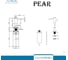 Дозатор для мыла ALVEUS PEAR SAT 0,5 L 1136560 2