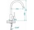 Смеситель для мойки ALVEUS ELZA G02M 1129027 2