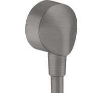 Шланговое подсоединение Hansgrohe FixFit без клапана обратного тока E, шлифованный черный хром 27454340 00061508