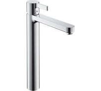 Смеситель для раковины Hansgrohe Metris S Highriser однорычажный, без сливного набора, хром 31023000 00056796