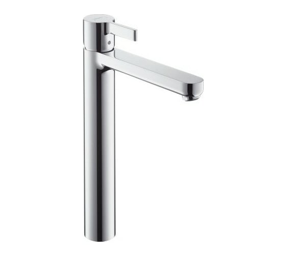 Смеситель для раковины Hansgrohe Metris S Highriser однорычажный, без сливного набора, хром 31023000 00056796