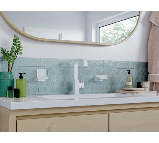 Смеситель для раковины Hansgrohe Metropol 230 однорычажный, с рычаговой рукояткой, со сливным клапаном Push-Open, матовый белый 32511700 00063143