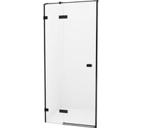 Дверь в нишу NEW TRENDY AVEXA BLACK 80x200 черный EXK-1546