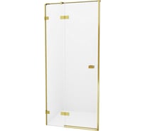 Дверь в нишу NEW TRENDY AVEXA GOLD 120x200 брашированное золото EXK-1722