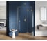 Дверь в нишу NEW TRENDY AVEXA GOLD 100x200 брашированное золото EXK-1719 2