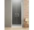 Дверь в нишу NEW TRENDY NEW SOLEO двойные двери 130x195 хром D-0168A 2