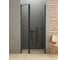 Дверь в нишу NEW TRENDY NEW SOLEO BLACK одинарные 90x195 черный D-0241A 2