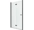 Дверь в нишу NEW TRENDY NEW SOLEO BLACK складные L 80x195 черный D-0221A 1