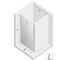 Дверь в нишу NEW TRENDY NEW SOLEO BLACK складные L 80x195 черный D-0221A 3