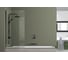 Душевая шторка Azario MERRIT стекло прозрачное, 6 мм, Easy Clean, профиль черный AZ-NF6211-1 800 BLACK 00078830 2