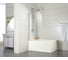 Душевая шторка Azario MERRIT стекло прозрачное, 6 мм, Easy Clean, профиль серебро AZ-NF6211 800 00078820 2