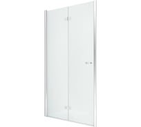 Дверь в нишу NEW TRENDY NEW SOLEO складные L 120x195 хром D-0137A