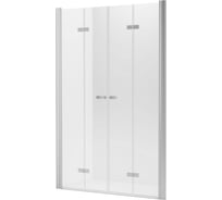 Дверь в нишу NEW TRENDY NEW SOLEO складные 130x195 хром D-0258A