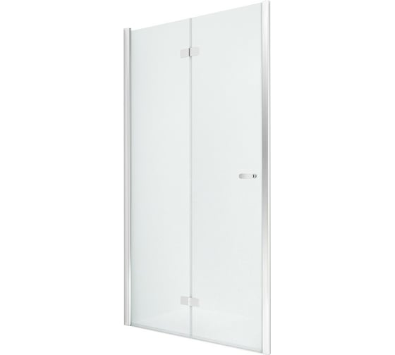 Дверь в нишу NEW TRENDY NEW SOLEO складные L 90x195 хром D-0133A 1