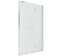 Дверь в нишу NEW TRENDY NEW SOLEO PLUS R 100x195 хром D-0152A/D-0095B