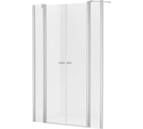 Дверь в нишу NEW TRENDY NEW SOLEO 150x195 хром D-0266A