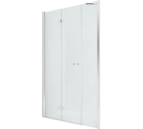 Дверь в нишу NEW TRENDY NEW SOLEO PLUS L 120x195 хром D-0150A/D-0095B