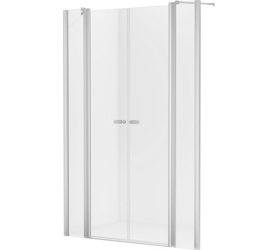 Дверь в нишу NEW TRENDY NEW SOLEO 130x195 хром D-0257A 1