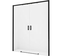 Дверь в нишу NEW TRENDY PRIME BLACK 150x200 черный D-0342A