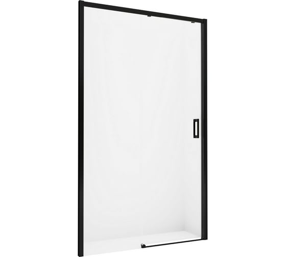 Дверь в нишу NEW TRENDY PRIME BLACK 100x200 1/L черный D-0316A