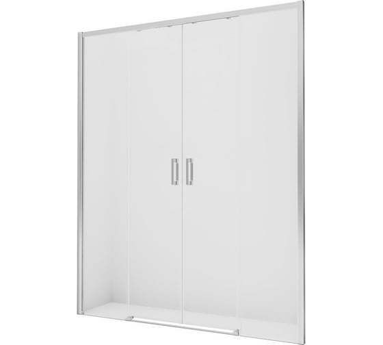 Дверь в нишу NEW TRENDY PRIME 180x200 хром D-0338A 1